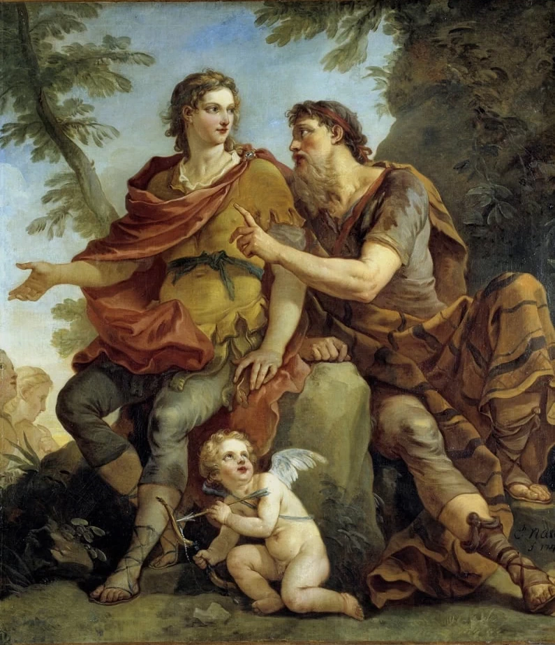 Telemaco ascolta i consigli del Mentore - Musee des Beaux, Arts, Troyes